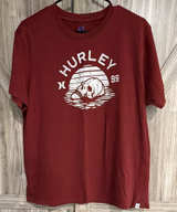 Hurley Men's Skull Sunset Graphic Tee Large - Image 1