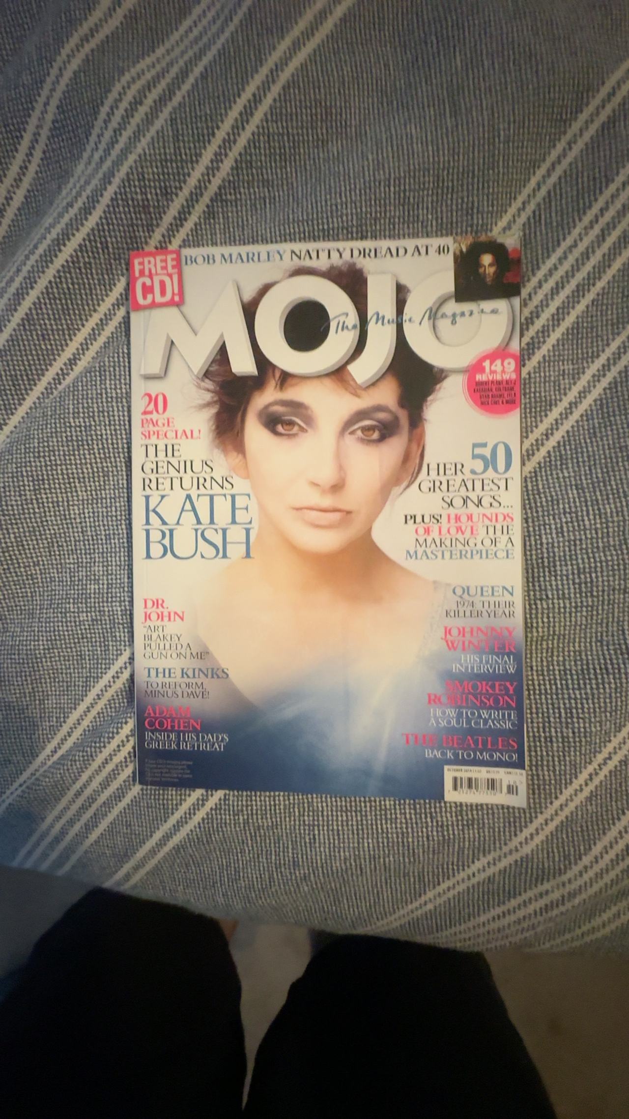 Mojo Magazine Kate Bush October 2014 Issue #251