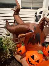 NEEDS REPAIR HAS HOLR Gemmy 8ft Halloween Inflatable Dead Tree with Ghost - Image 3