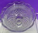 Indiana Glass Diamond Point Pedestal Bowl - Image 3
