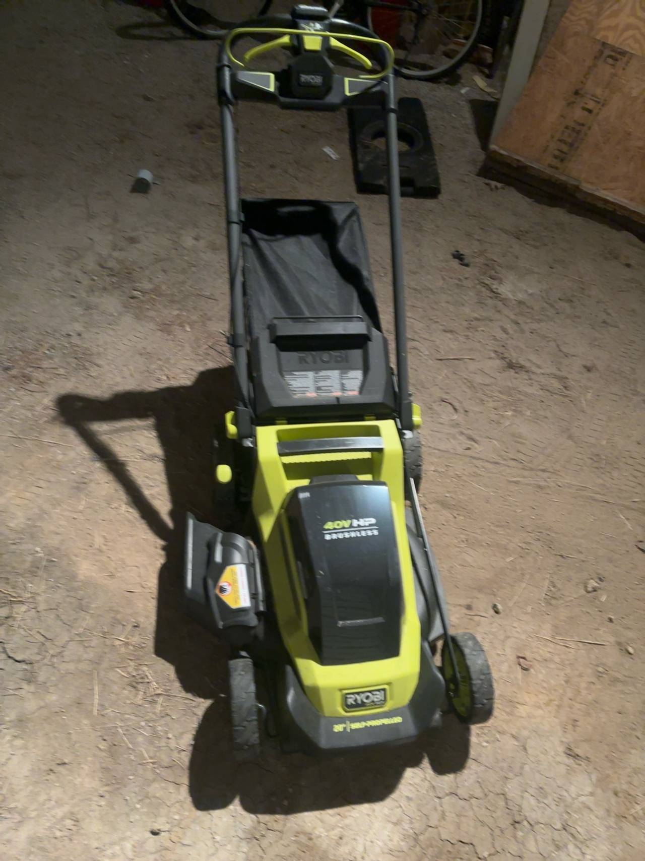 Ryobi 40V HP Brushless 20-inch Walk-Behind Mower