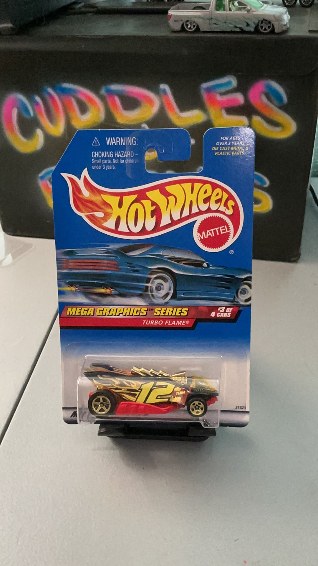 Hot Wheels Mega Graphics Series Turbo Flame #3/4