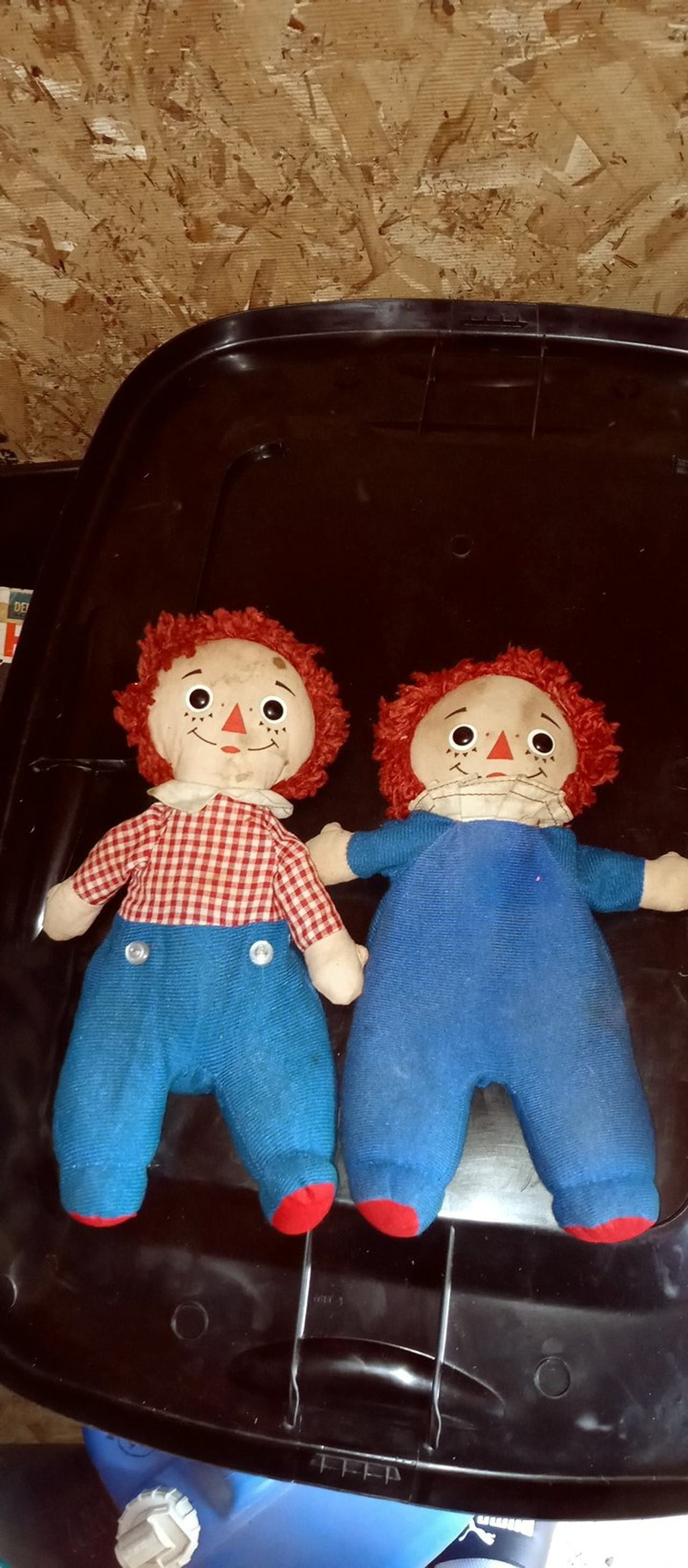 Vintage Raggedy Ann and Andy Dolls