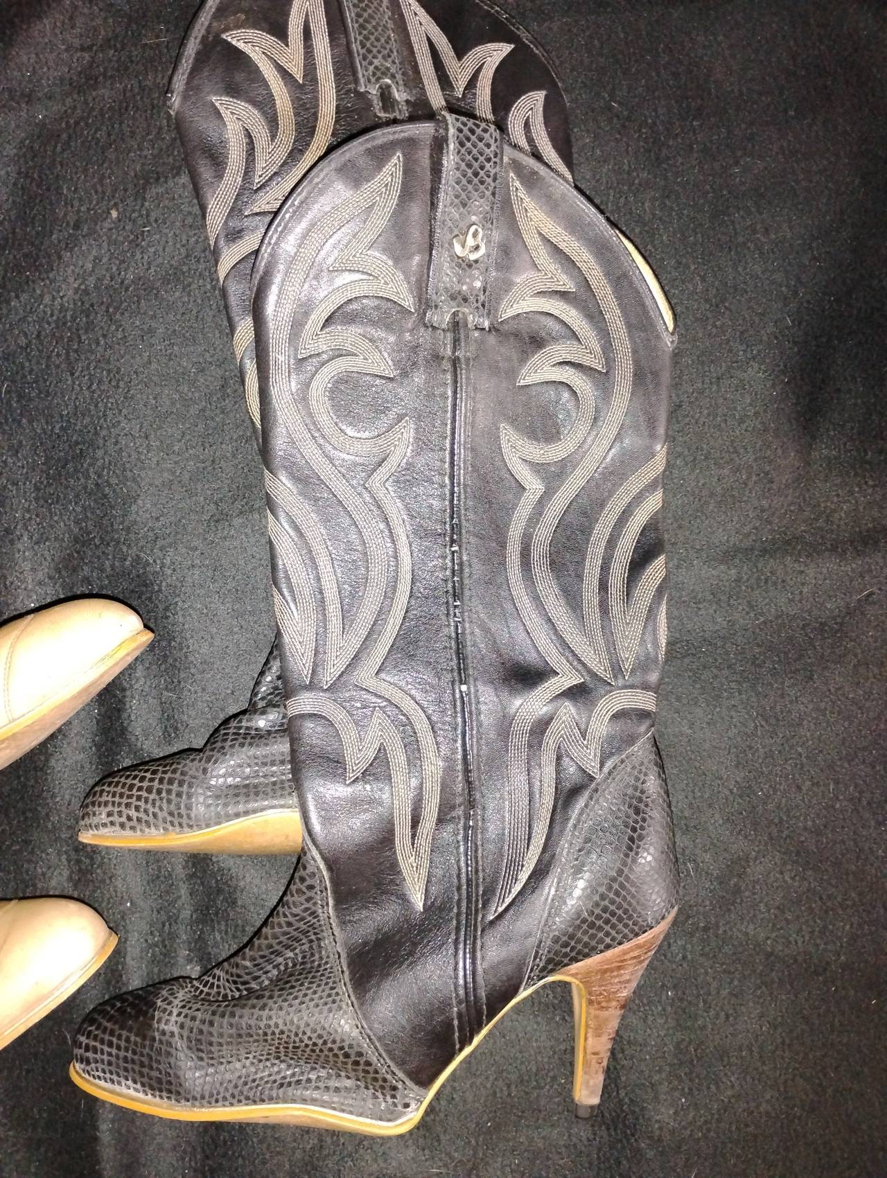 Lucchese High Heel Western Boots