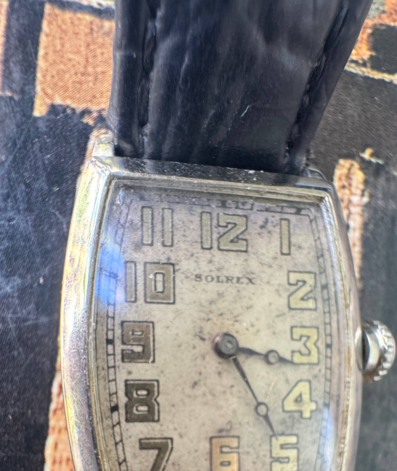 Solrex Vintage Tonneau Watch
