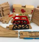 60 Thomas The Train Wooden Railway Track Expansion Lot - Image 5