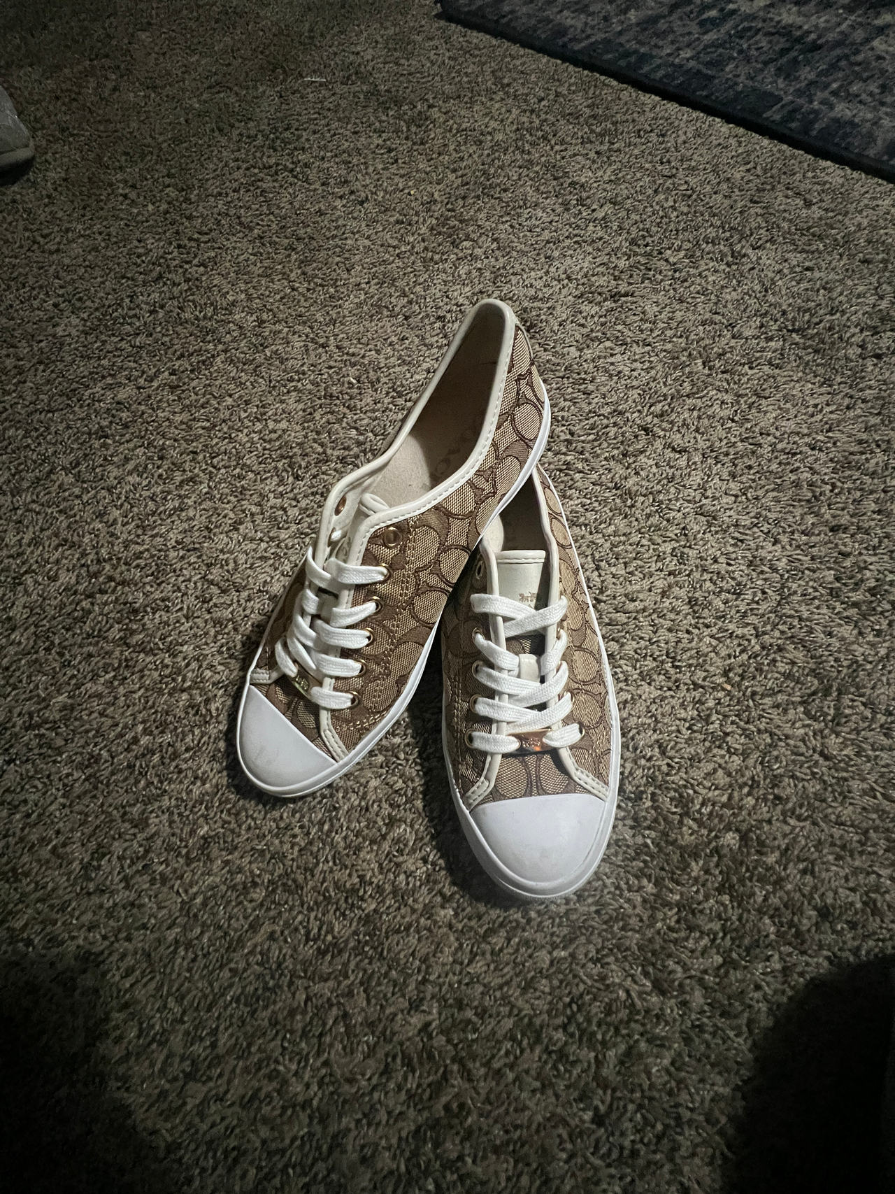 Coach Signature Canvas Sneakers