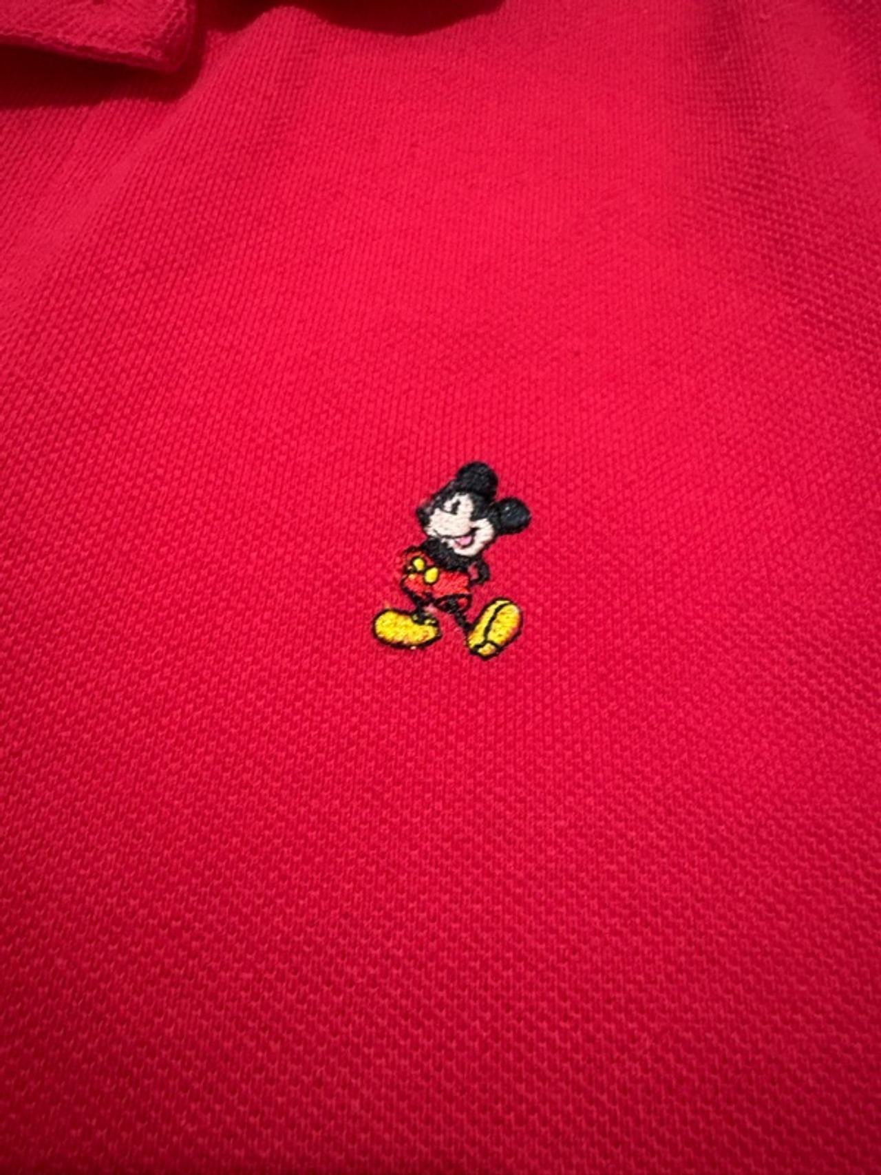 Disney Mickey Mouse Red Polo Shirt