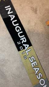 LAFC 2018 Inaugural Season Scarf Black/Gray Used - Image 3