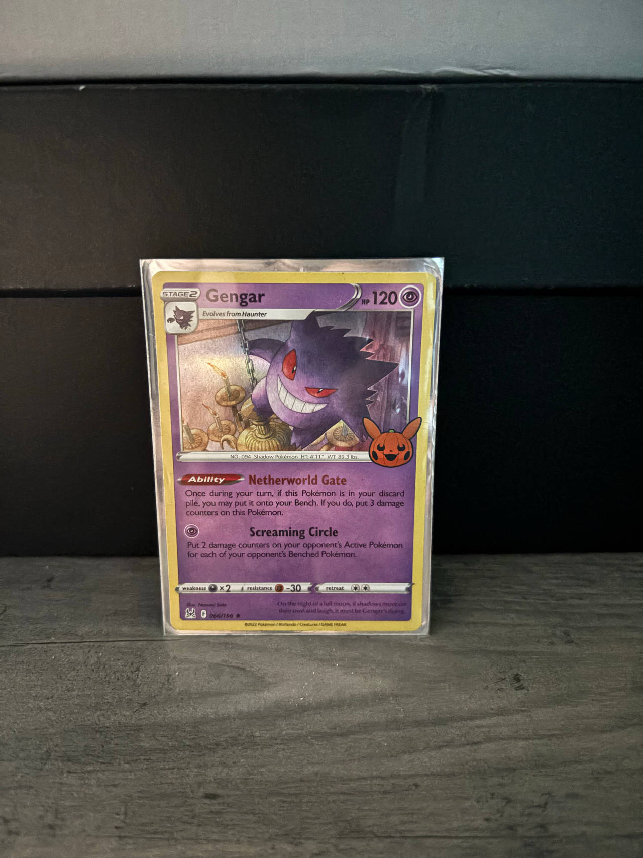 Pokémon TCG Gengar Trick or Trade 2022 Halloween Card