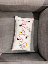 World Market Christmas Throw Pillow - Image 3