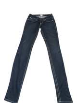 True Religion Skinny Silver Embellished Jeans Women’s Size 27 - Image 1