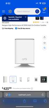 Netgear High-Performance AC3000 Add-On Outdoor Satellite - Image 4