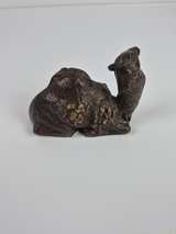 Vintage Bronze Camel Figurine 4.5"x3" - Image 4