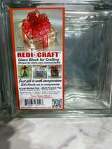 Redi2Craft 8x8x3 Clear Glass Craft Block - Image 4