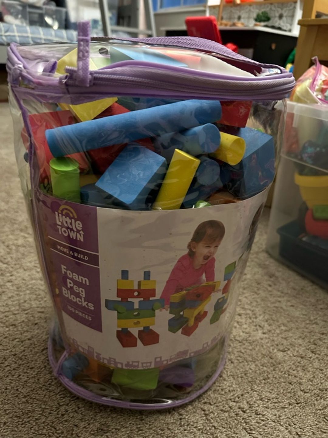 Foam Building Blocks 138-Piece EVA Soft Stacking Set