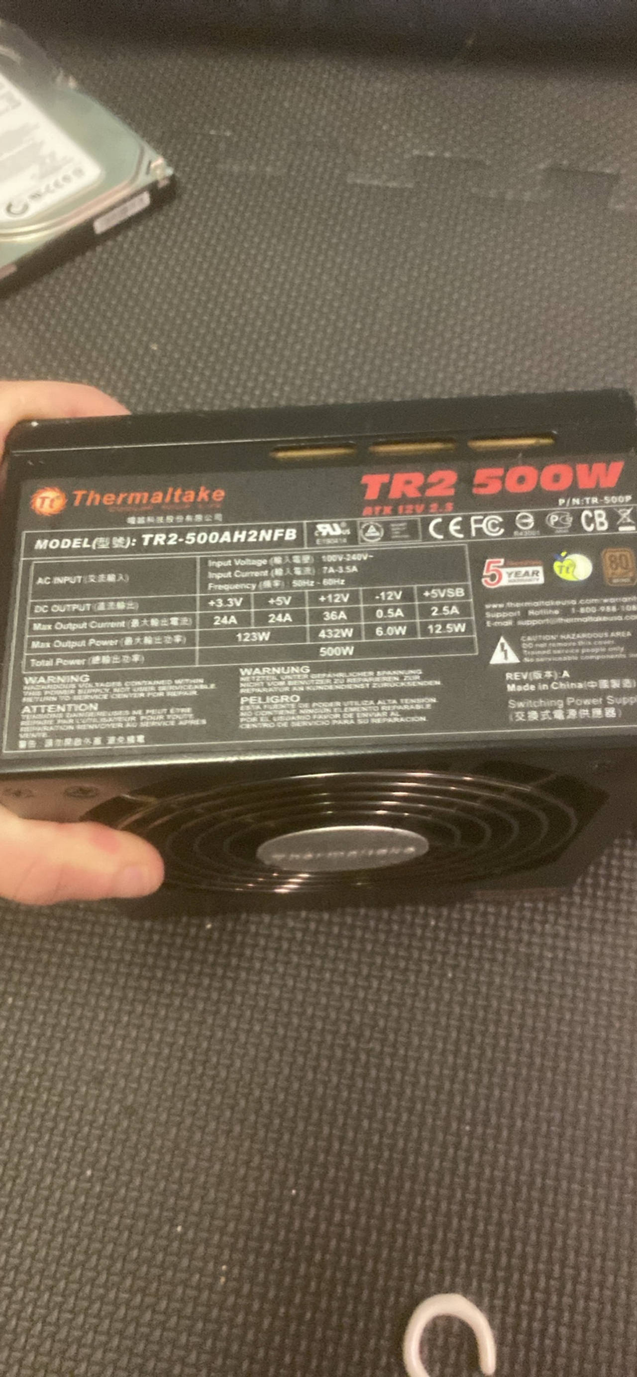 Thermaltake TR2 500W Power Supply