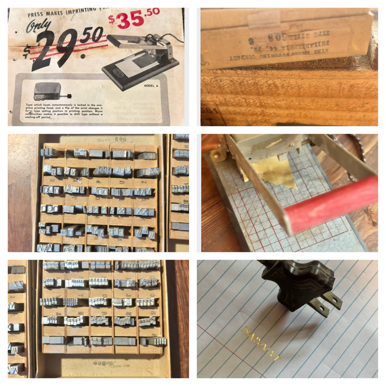 Wynn Model A Gold Stamping Press