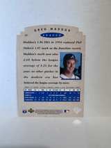 1996 Donruss Studio Championship Series Greg Maddux #8 - Image 2