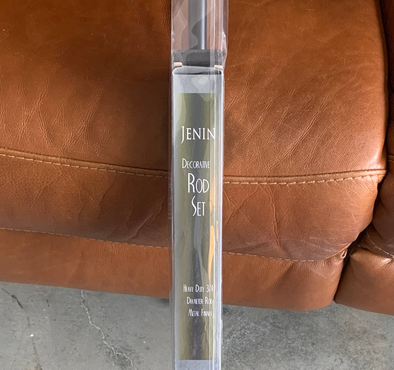 Jenin Decorative Rod Set Heavy Duty 3/4" Diameter Metal Rod