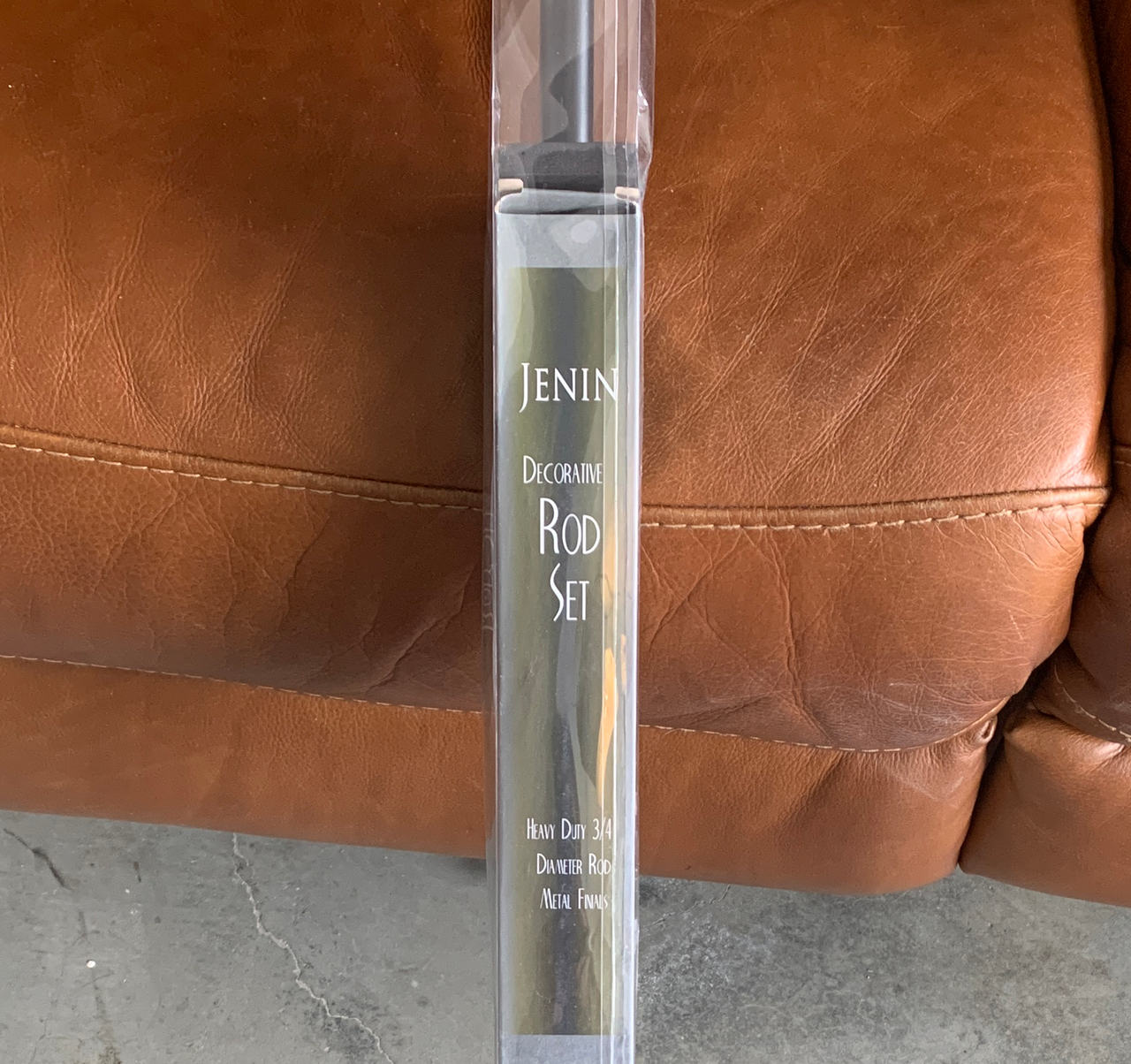 Jenin Decorative Rod Set Heavy Duty 3/4" Diameter Metal Rod
