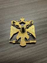 Russian Imperial Double-Headed Eagle Military Badge - Image 2