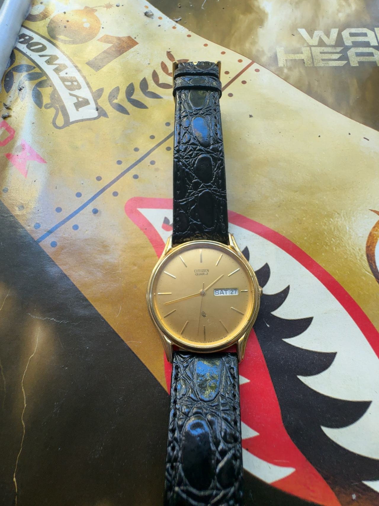 Seiko Gold Dress Watch 5H23-7B00