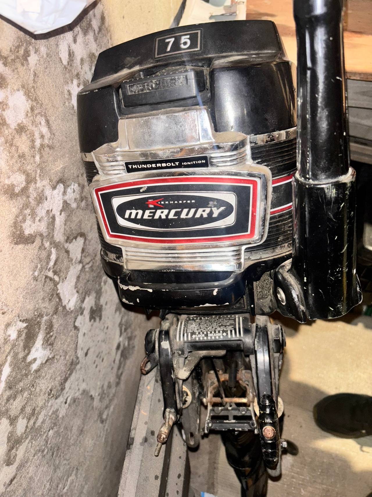 Mercury 7.5 HP Kiekhaefer Thunderbolt Outboard Motor