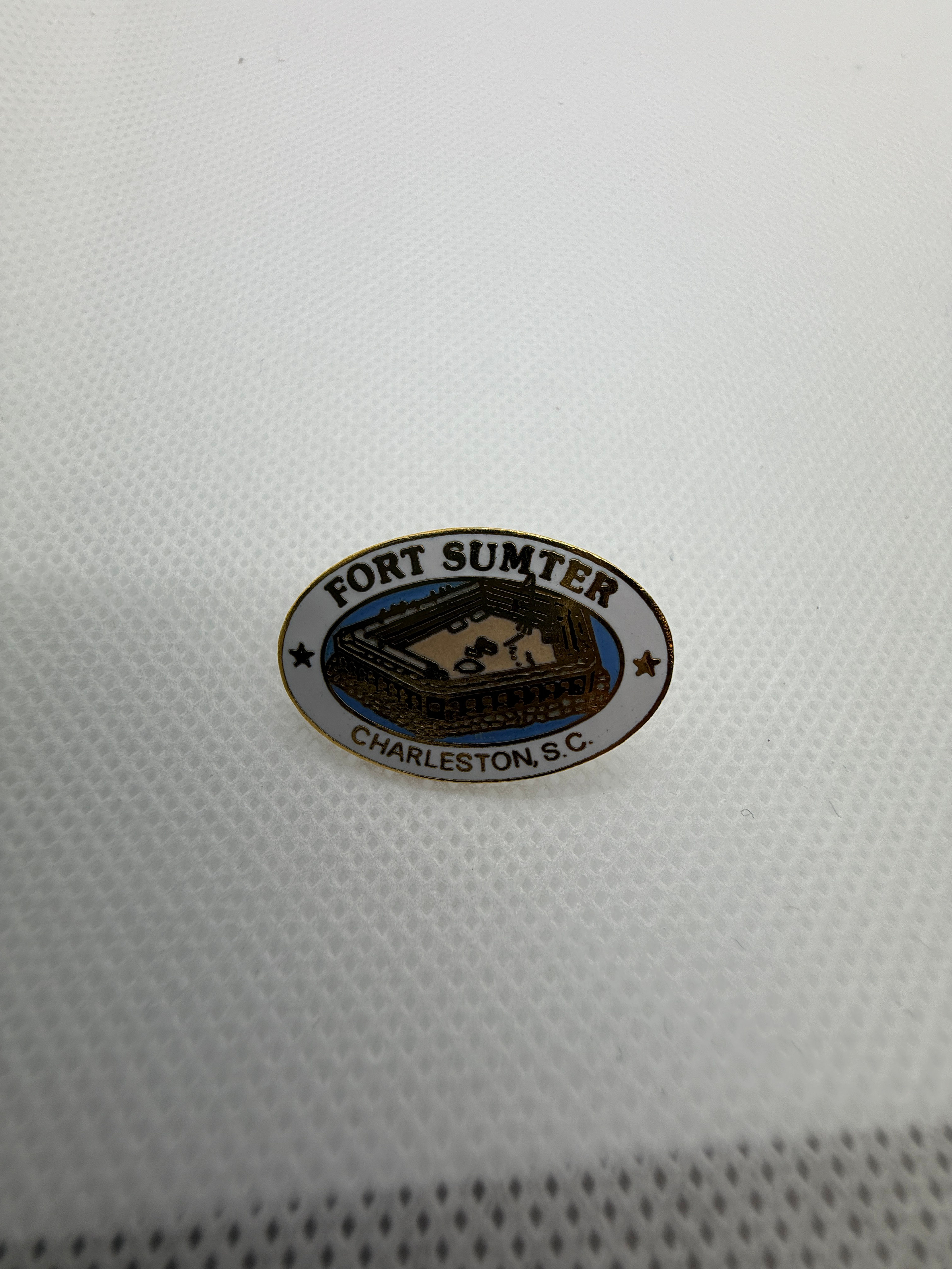 Fort Sumter Charleston S.C. Souvenir Lapel Pin