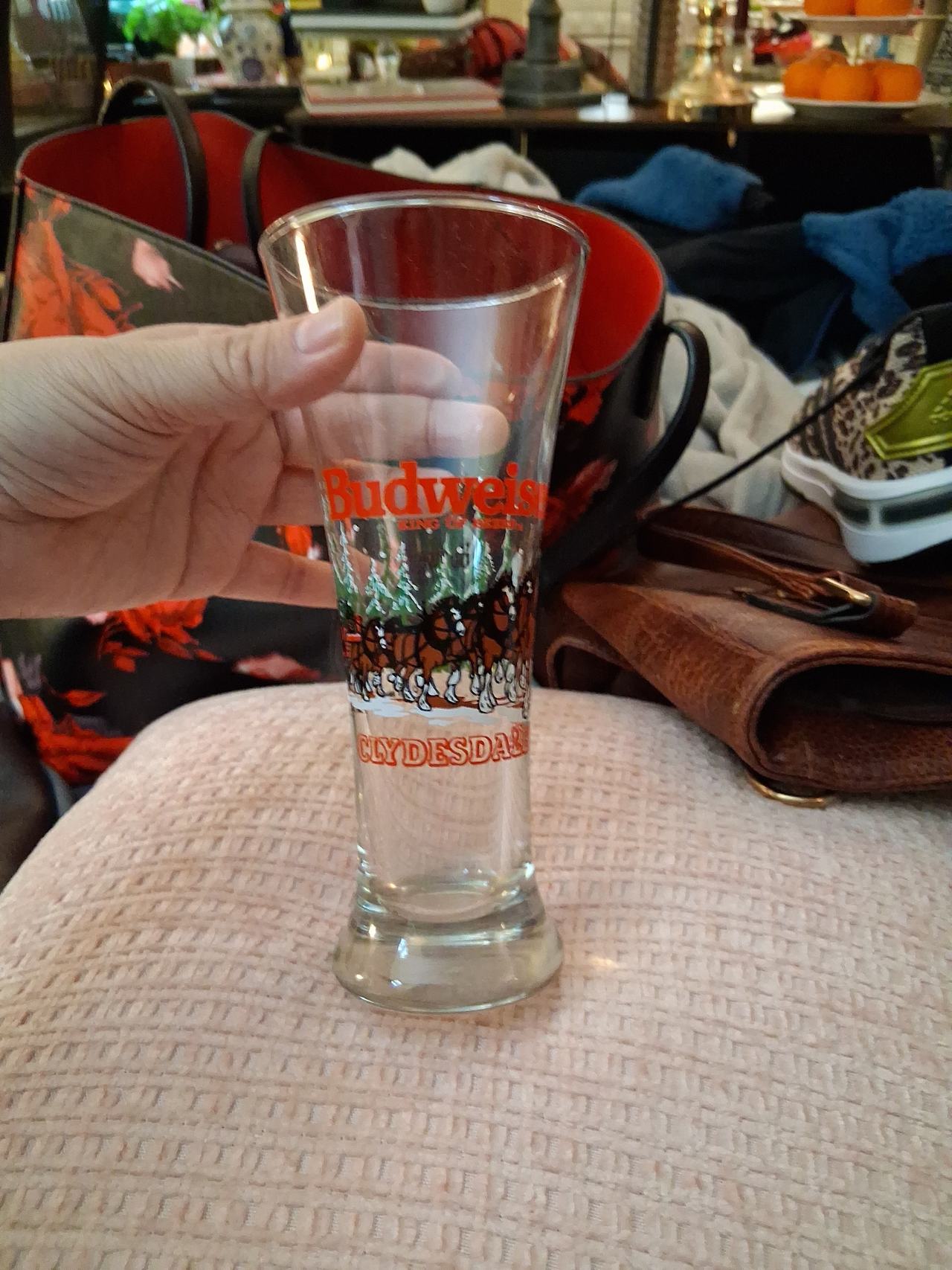 Budweiser Clydesdale Pilsner Glass