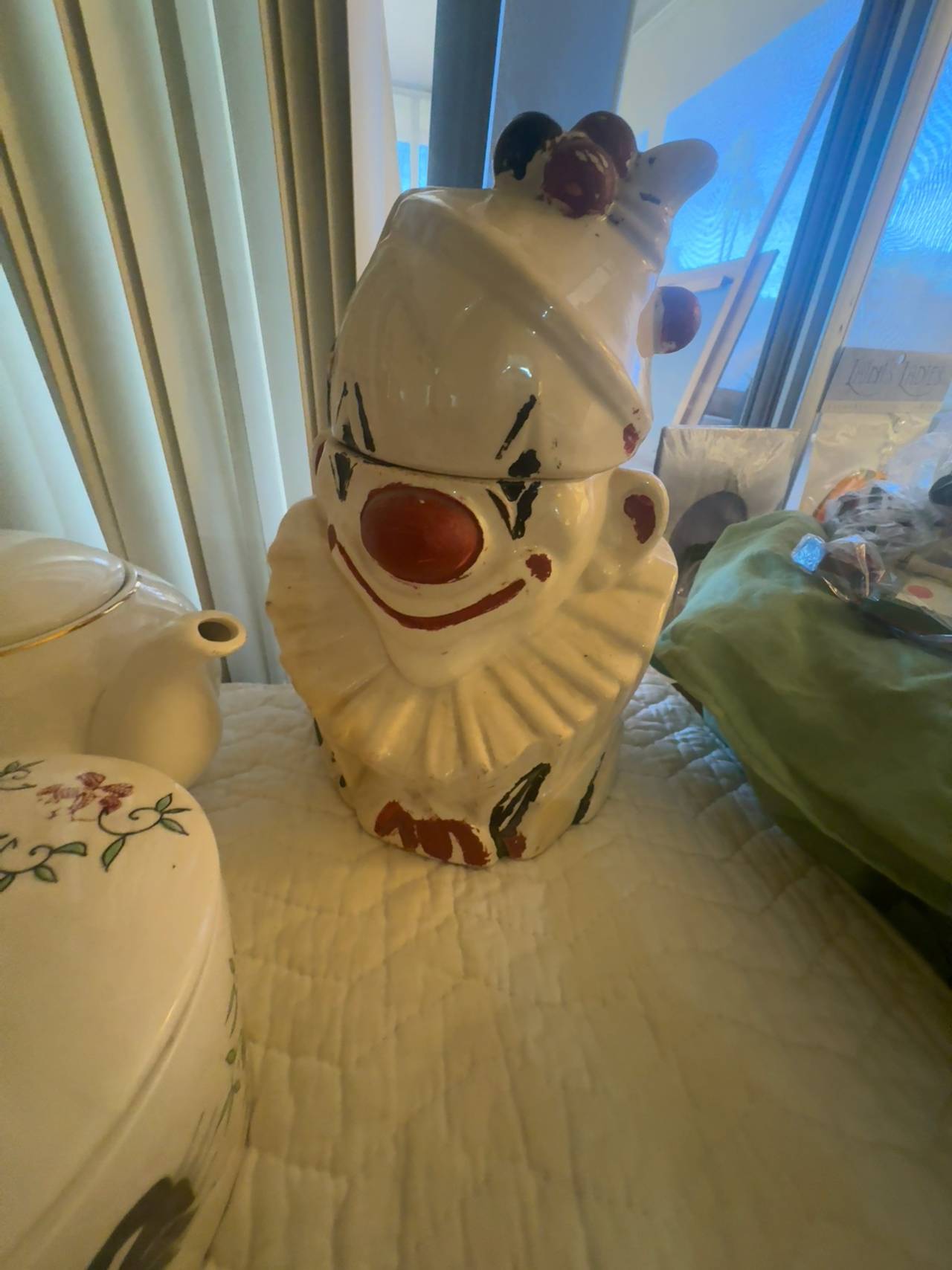 McCoy Clown Cookie Jar Vintage Ceramic