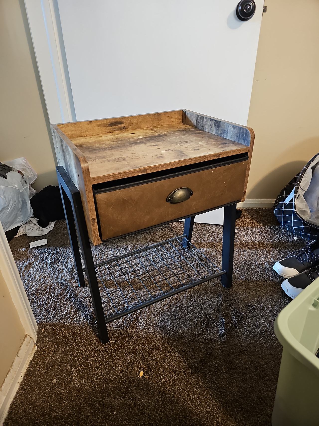 VASAGLE Industrial Nightstand