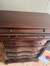 Traditional Ornate 6-Drawer Tallboy Dresser - Image 3