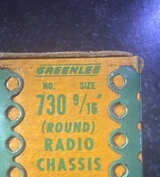 Greenlee 730 9/16" Round Radio Chassis Punch - Image 1