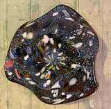 Murano Vintage Black Tutti Frutti Glass Bowl - Image 1