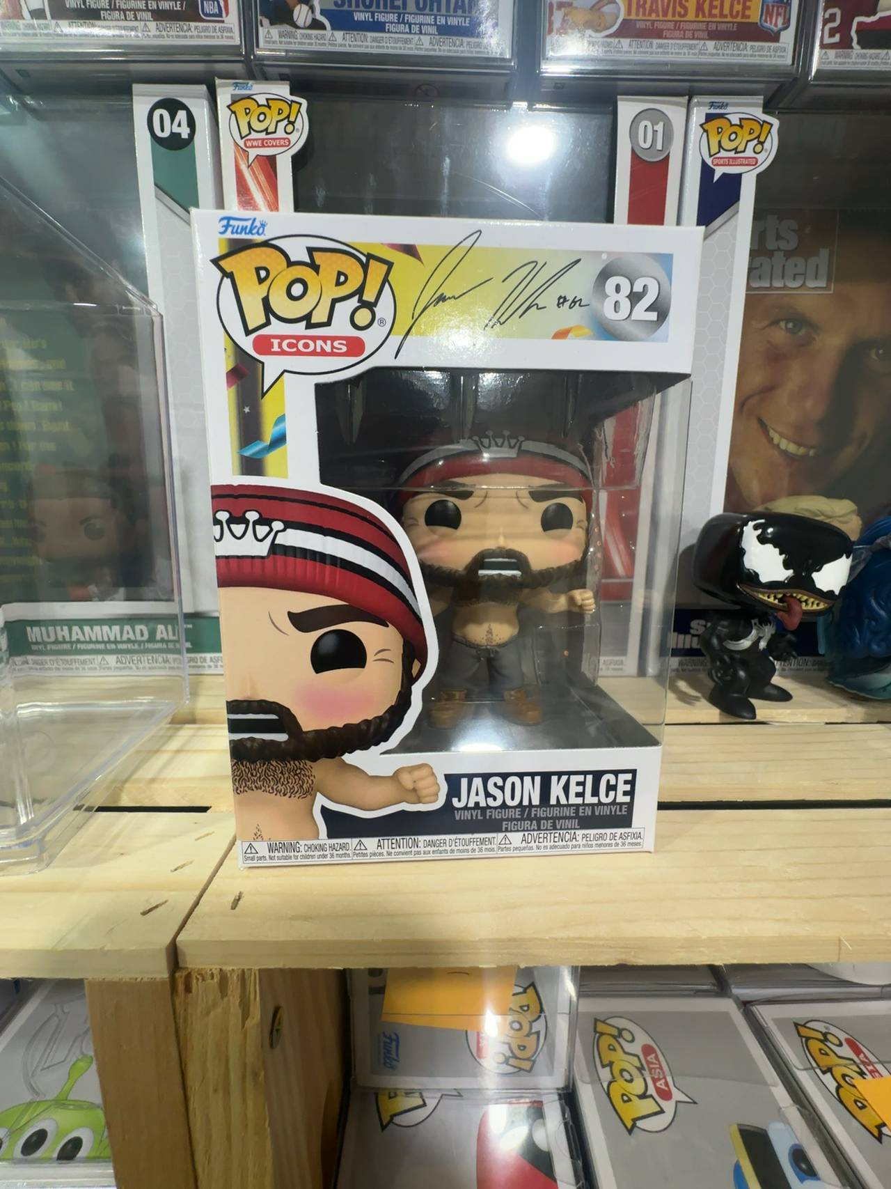 Funko Pop! Icons Jason Kelce Shirtless #82