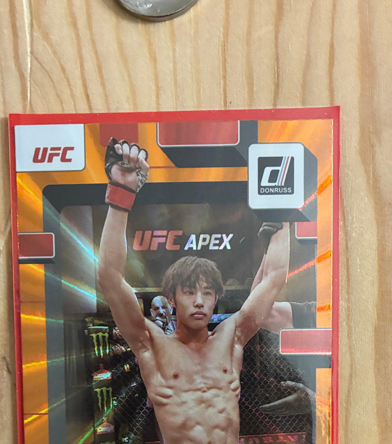 2023 Panini Donruss UFC Tatsuro Taira Orange Laser Parallel #191