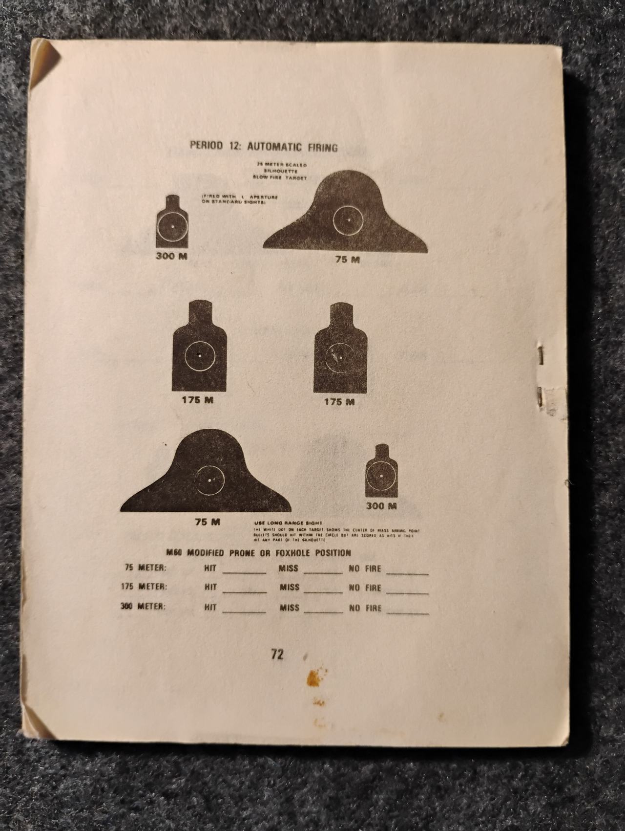 Fort McClellan Basic Rifle Marksmanship Shooter's Book