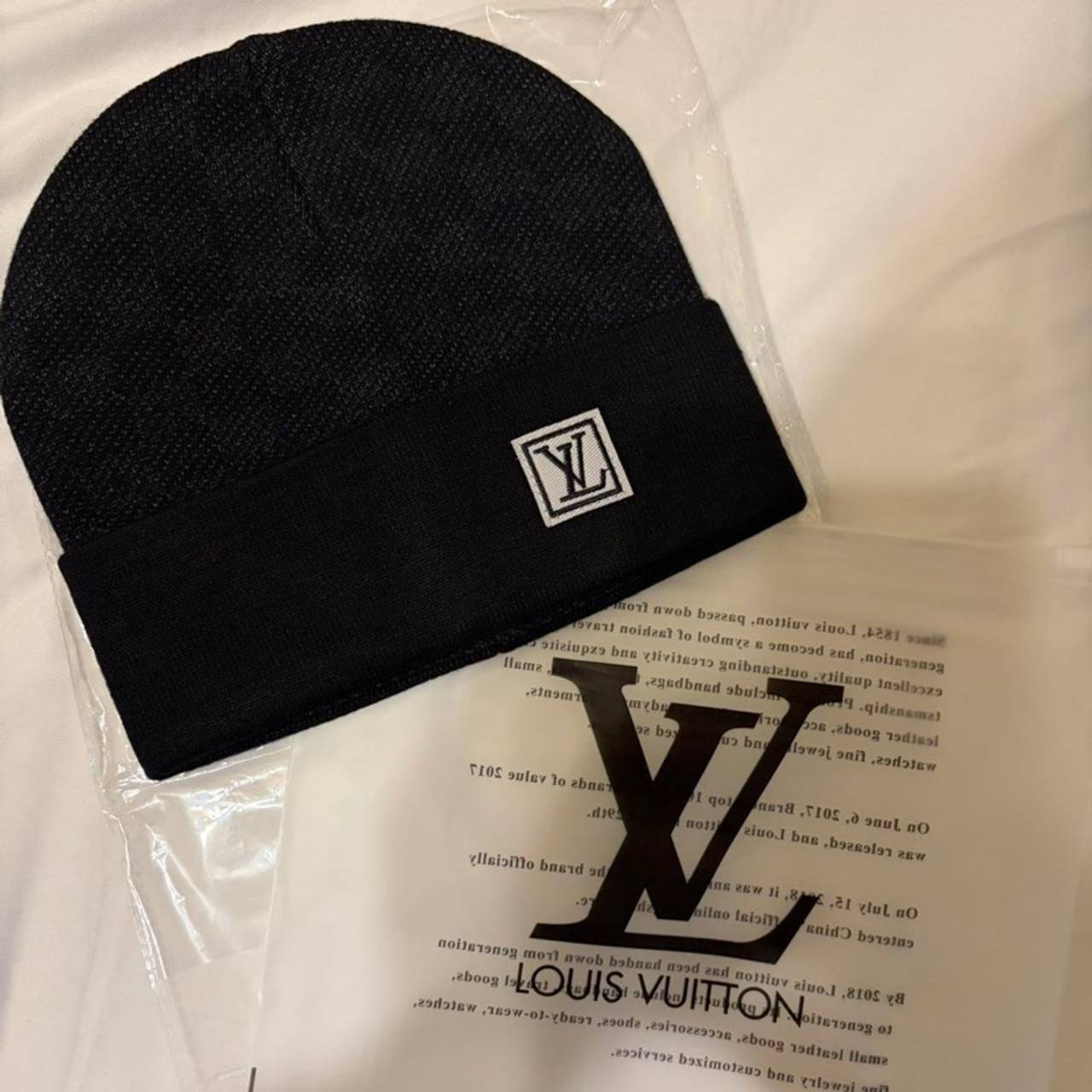 Black Designer Beanie