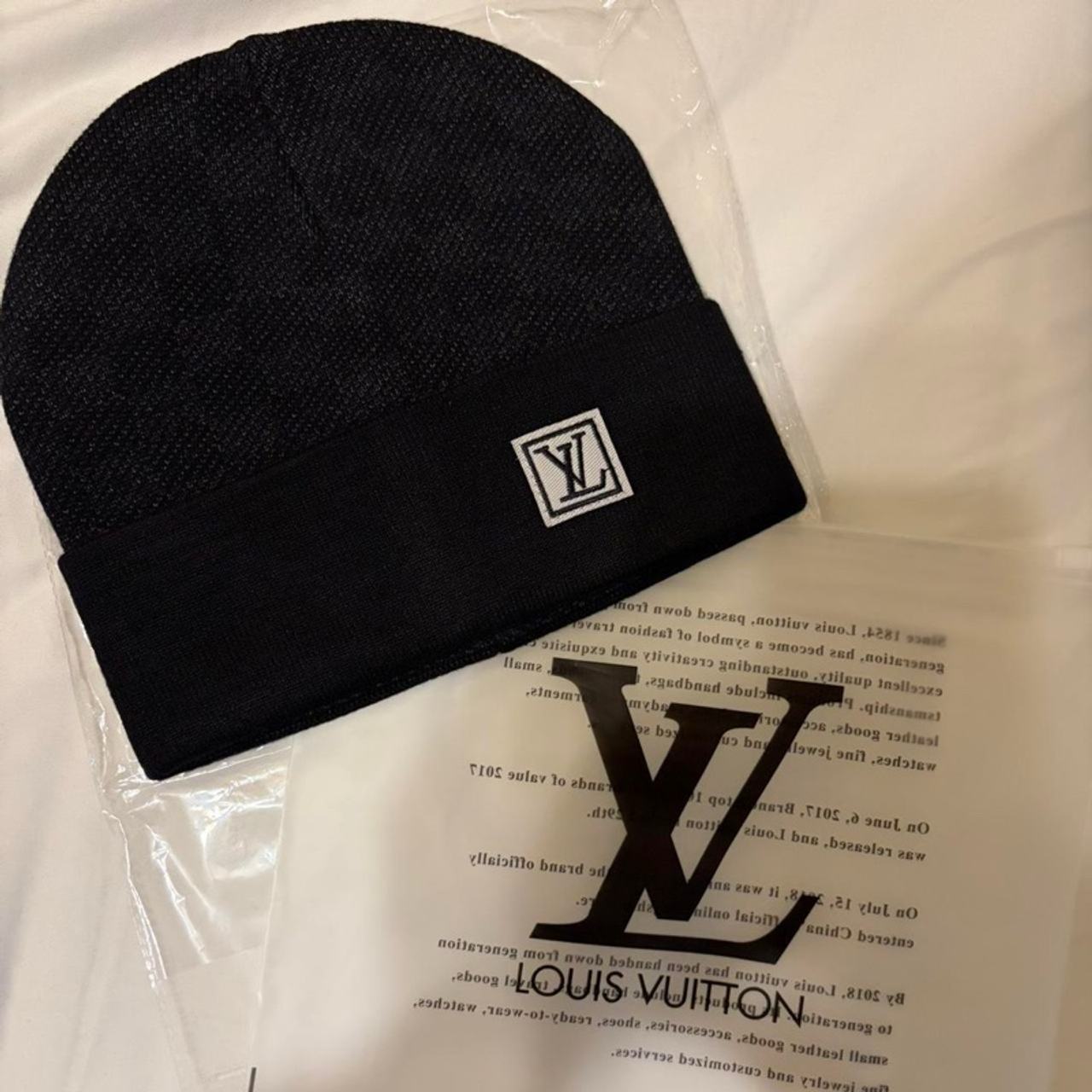 Black Designer Beanie