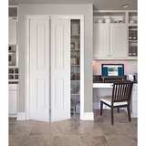 JELD-WEN Colonist White 2-Panel Arch Top Bifold Door - Image 5