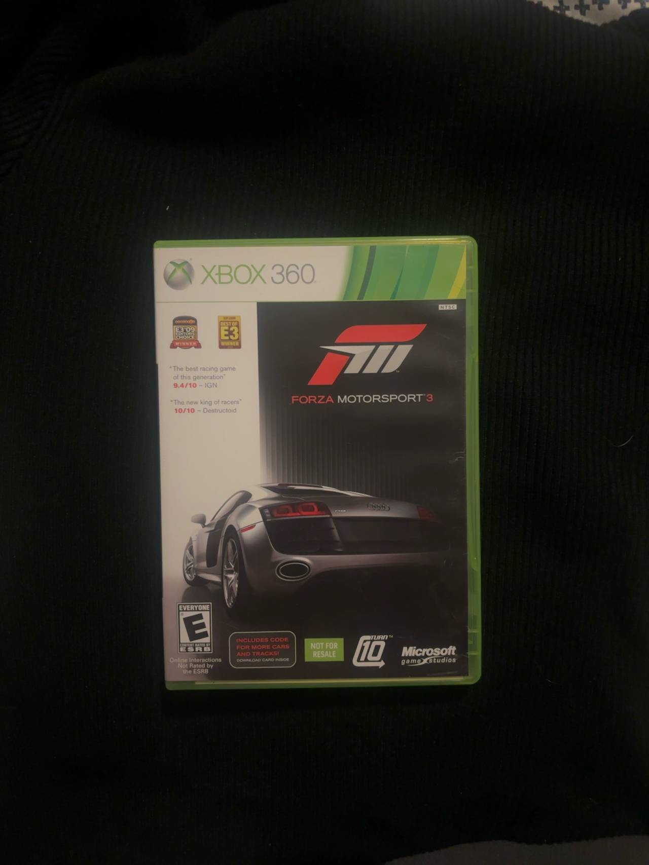 Forza Motorsport 3 Xbox 360 Game