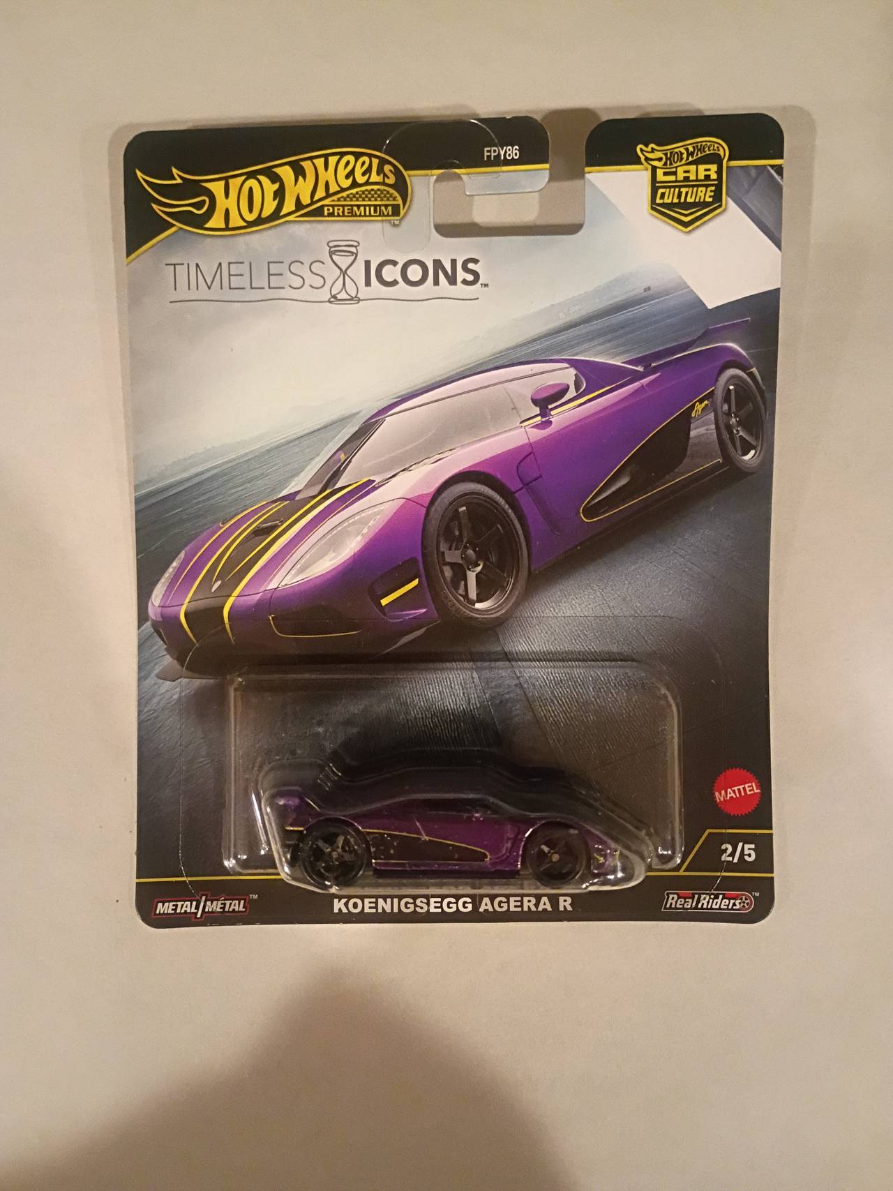 Hot Wheels Premium Car Culture Timeless Icons Koenigsegg Agera R