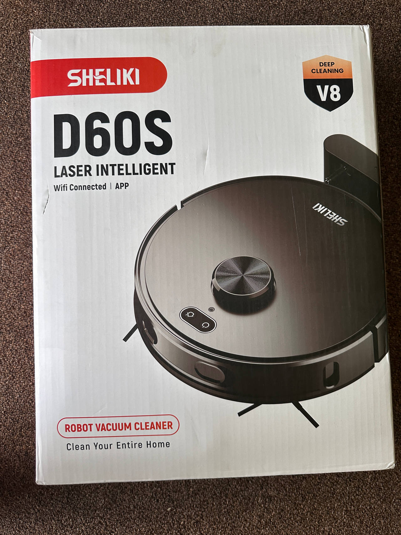 Sheliki D60S Laser Intelligent Robot Vacuum Cleaner