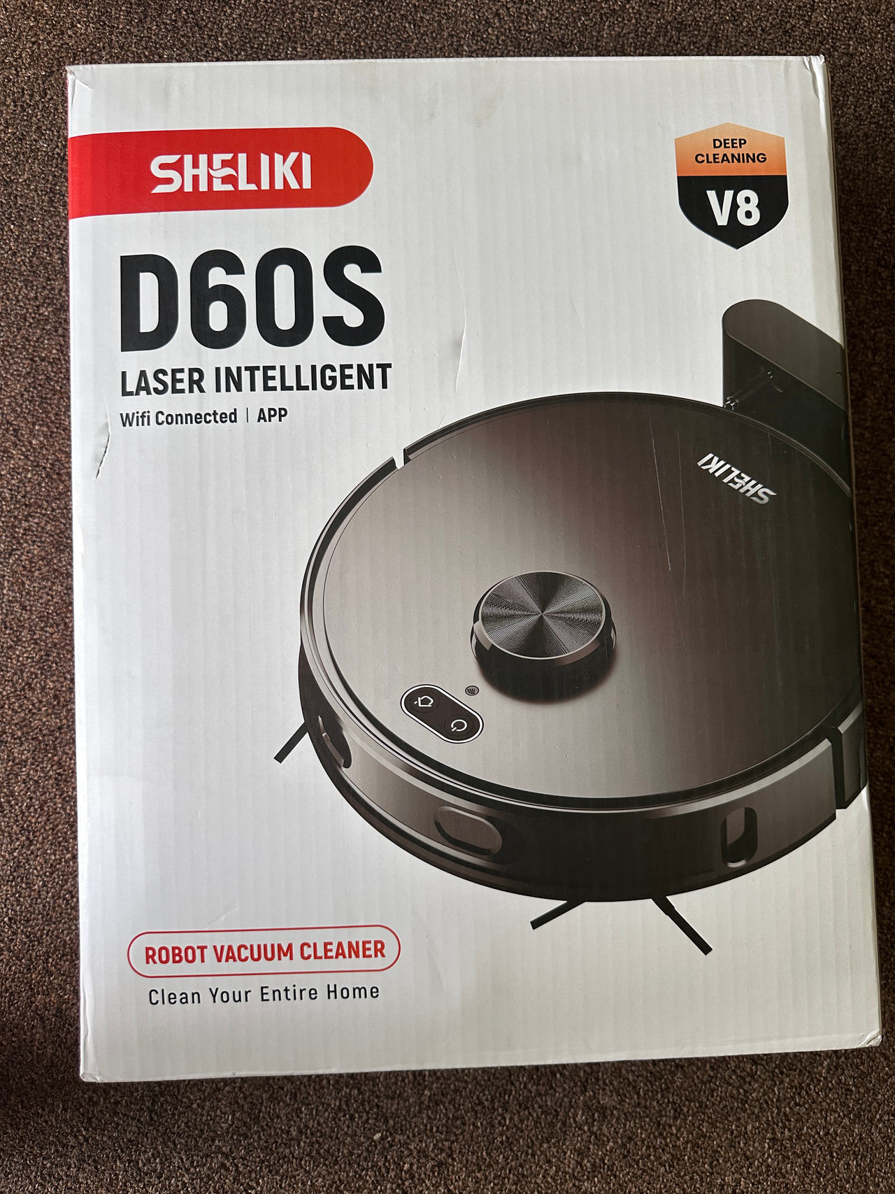 Sheliki D60S Laser Intelligent Robot Vacuum Cleaner