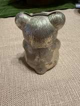 Brass Teddy Bear Piggy Bank 5-inch - Image 3