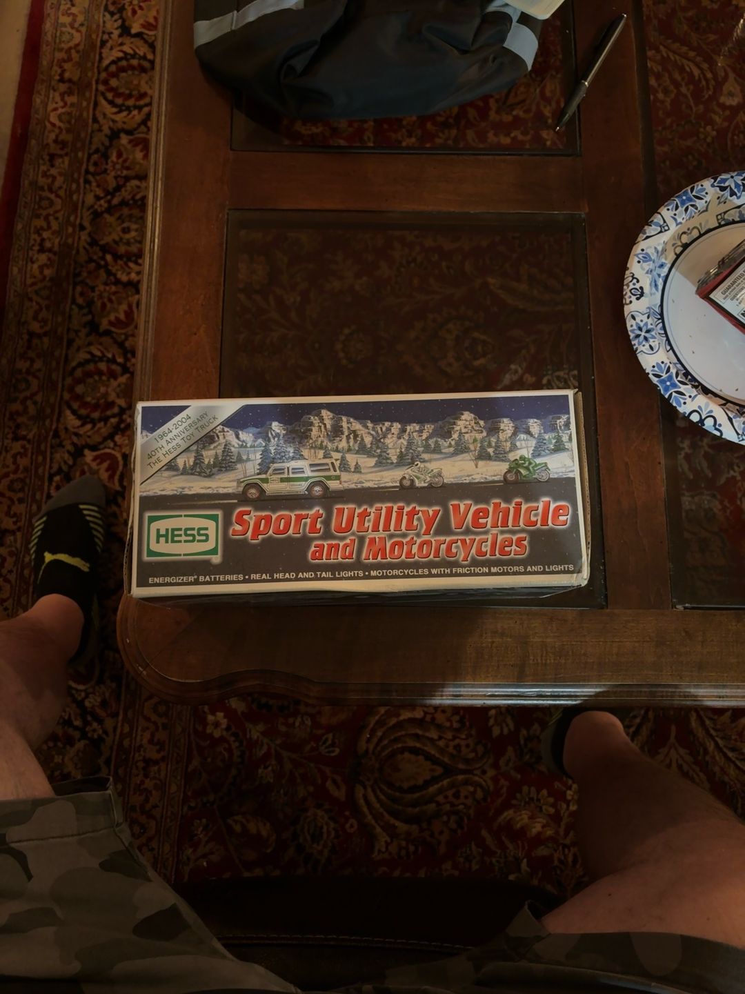 Hess 2004 Sport Utility Vehicle and Motorcycles Toy Set