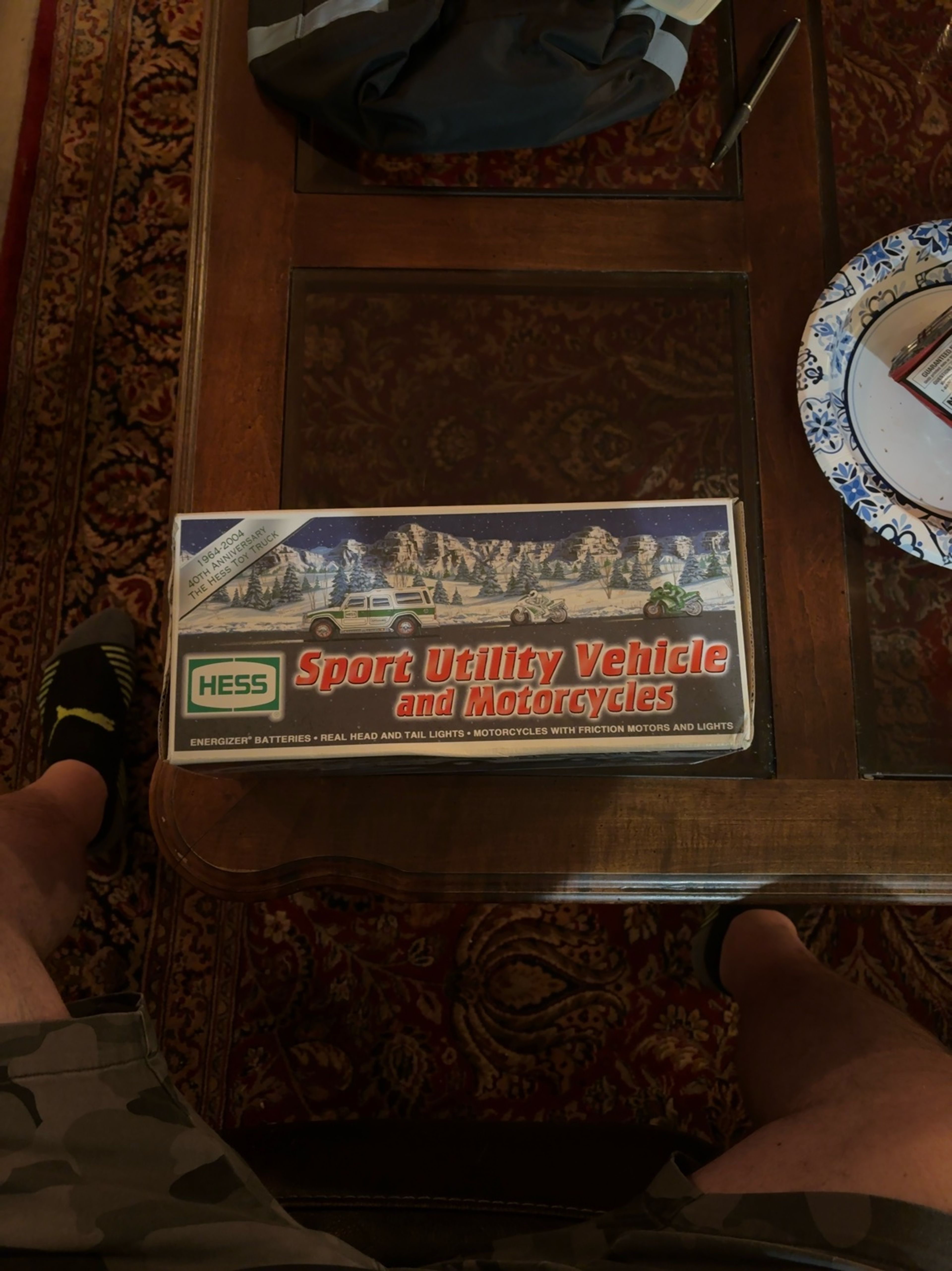 Hess 2004 Sport Utility Vehicle and Motorcycles Toy Set