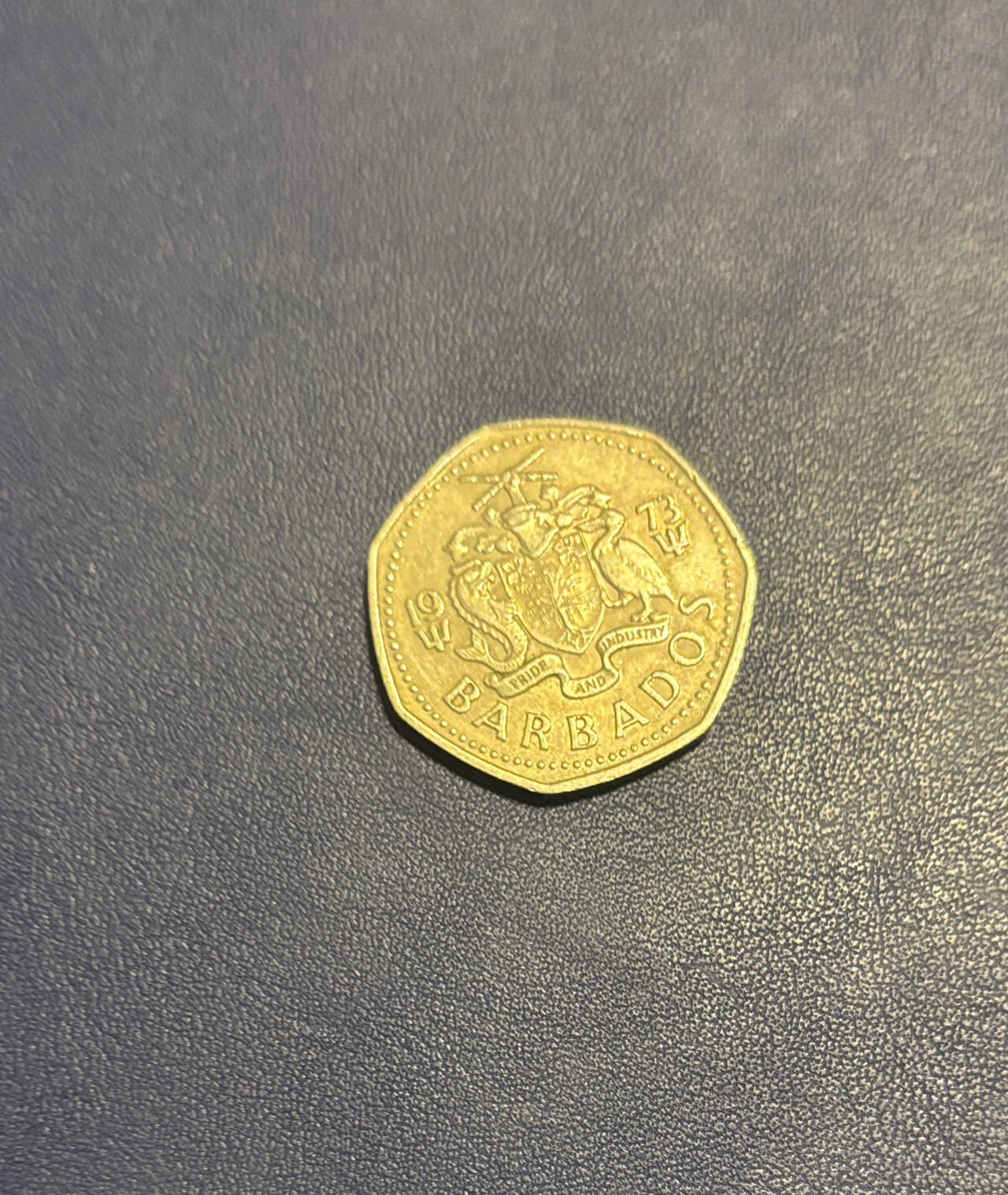 1973 Barbados 1 Dollar Coin