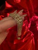 Gold Tone CZ Tennis Bracelet - Image 3